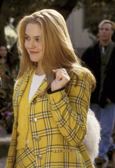 alicia silverstone yellow cardigan.